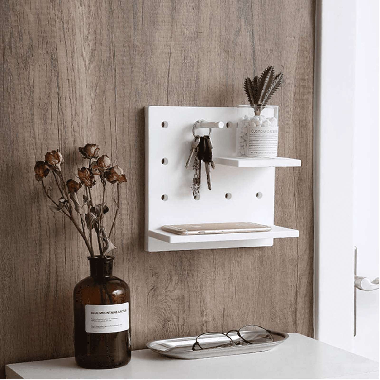 Repisa Organizador Perforado Pared X1