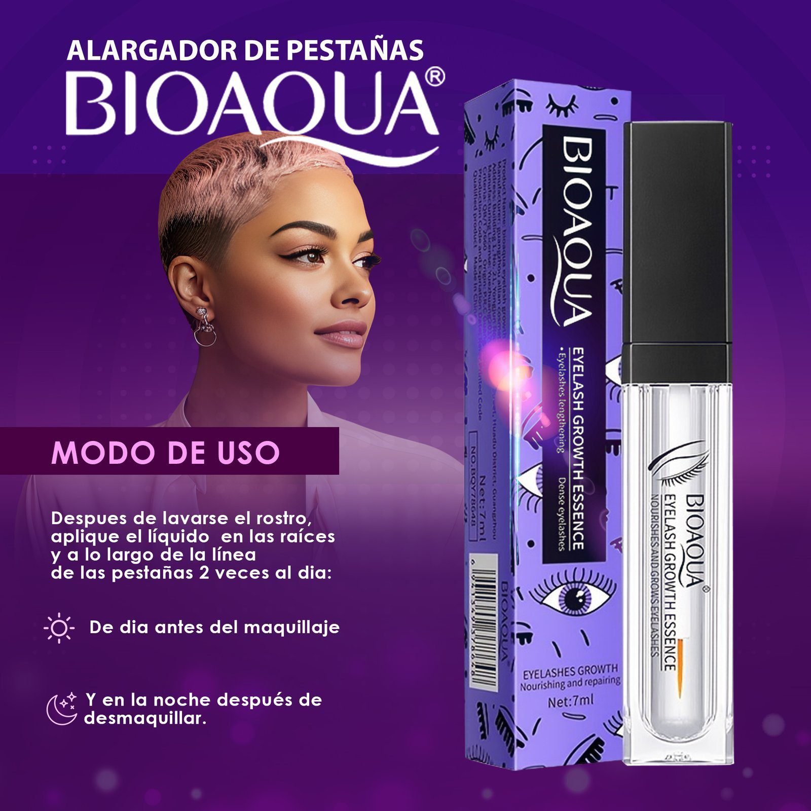 ALARGADOR DE PESTAÑAS BIOAQUA - Imagen 2