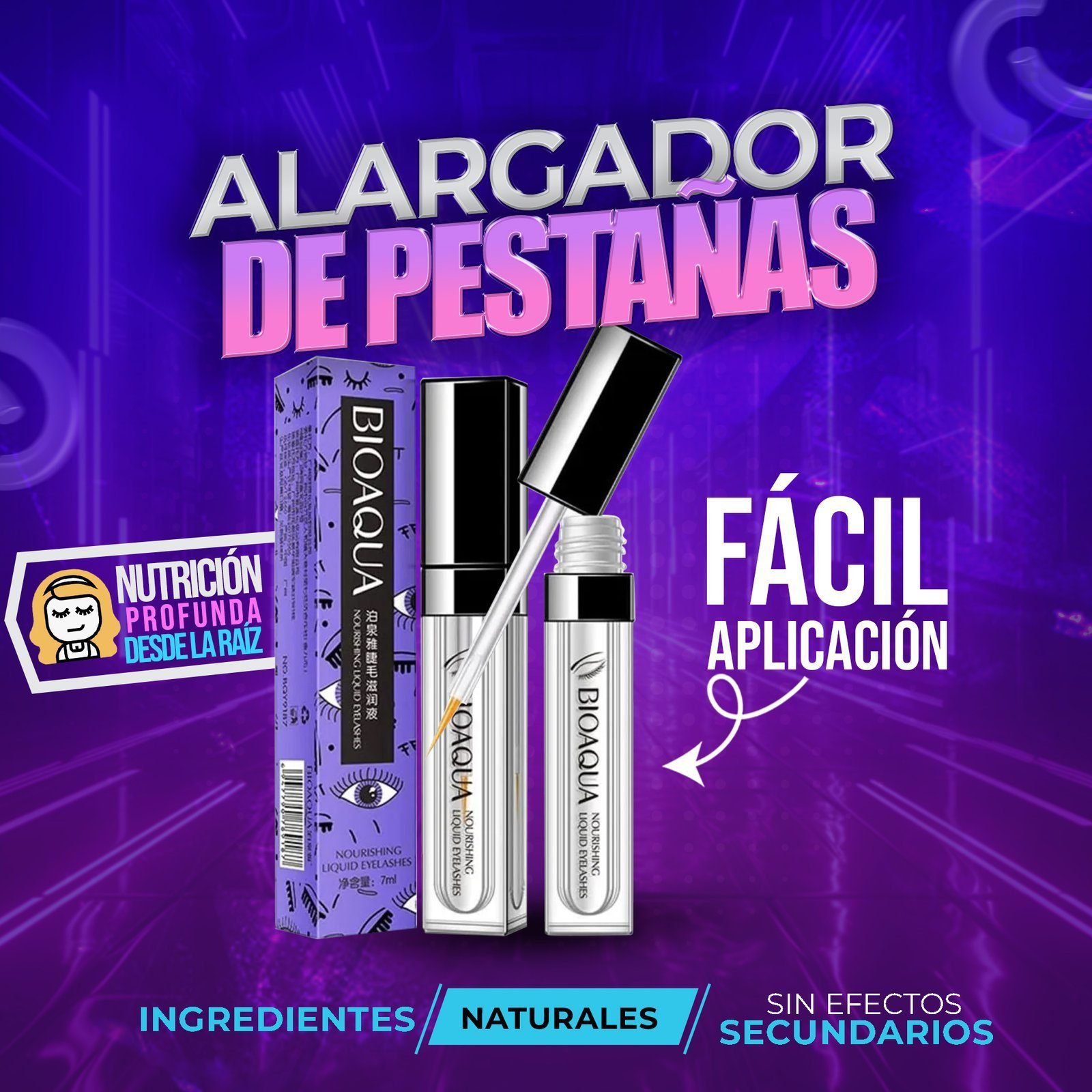 ALARGADOR DE PESTAÑAS BIOAQUA - Imagen 3